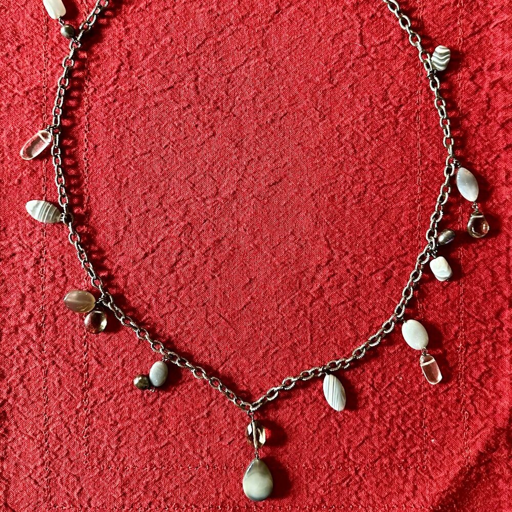 J. Jill Glass Bead Long Necklace